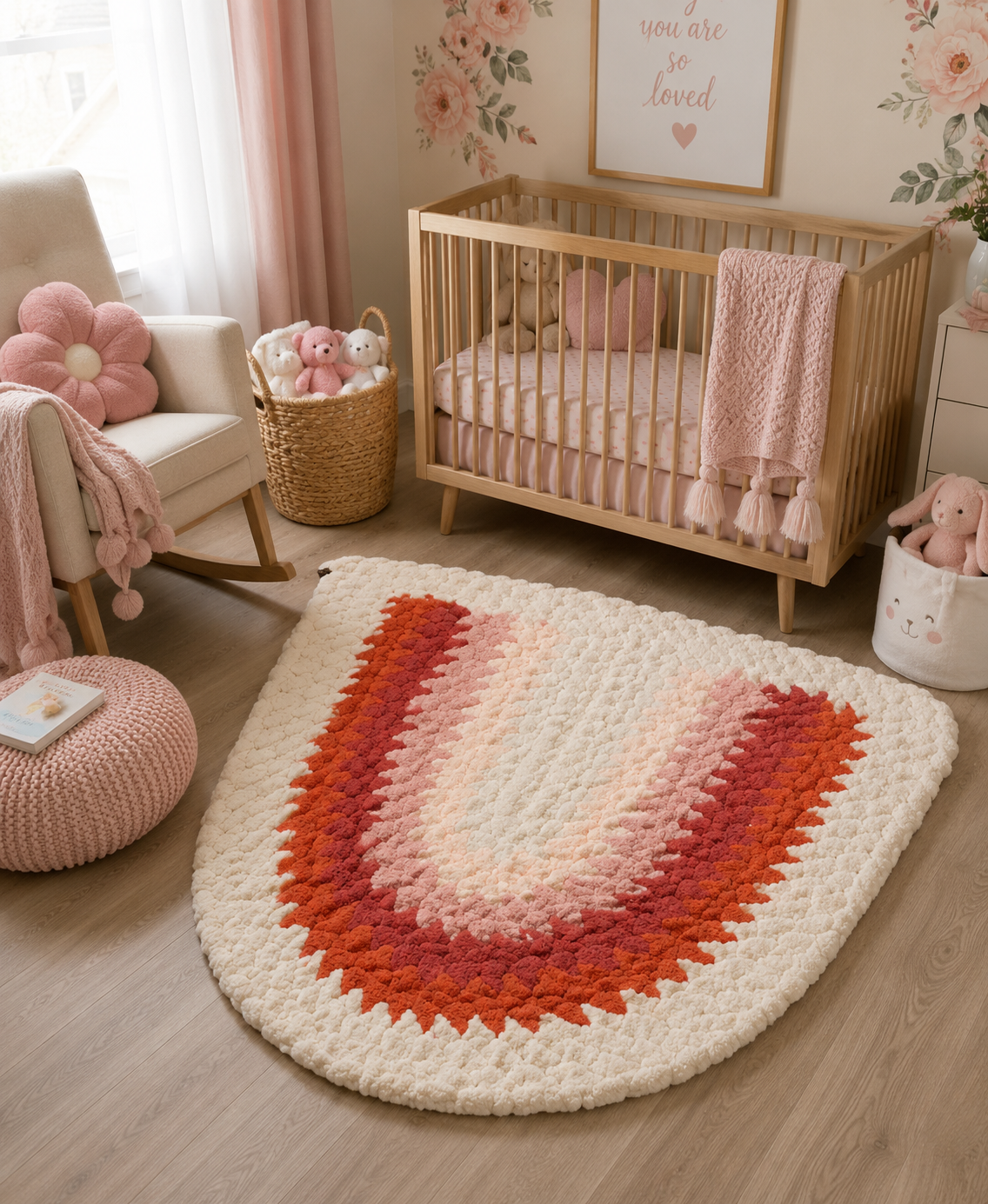 Little Love Chunky Knit Baby Mat